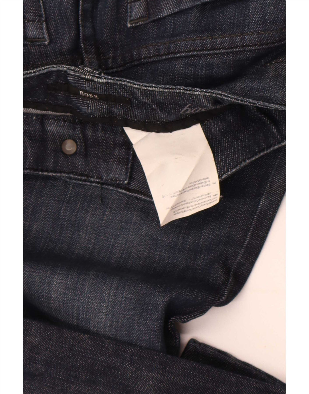 Hugo Boss Dame Bootcut Jeans W27 L28 Marineblå Bomuld