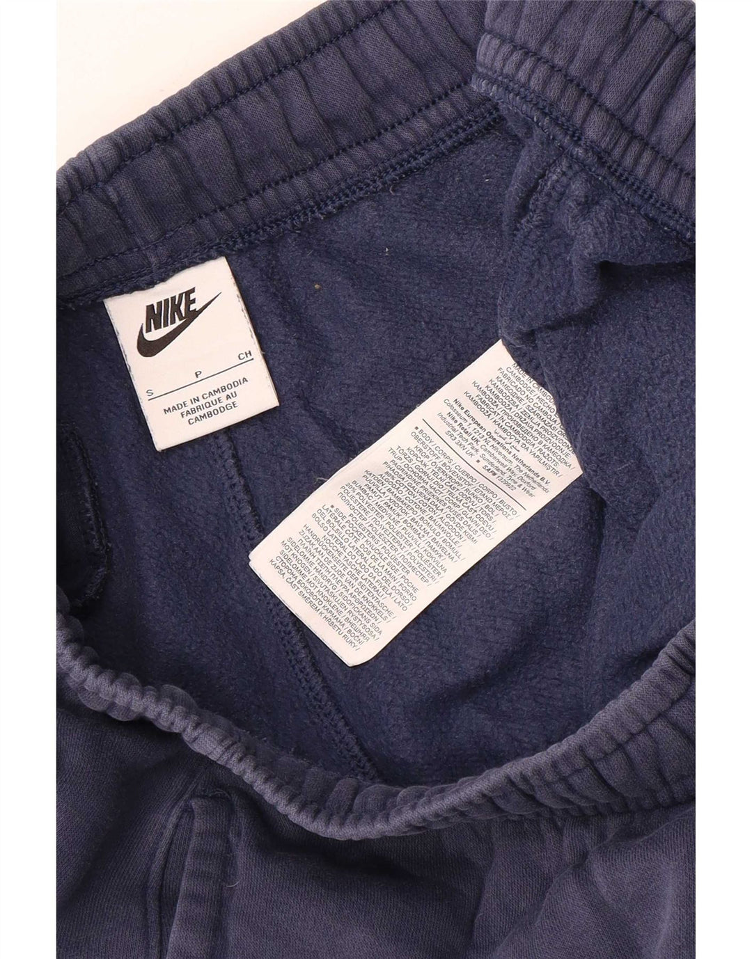 Nike Mens Tracksuit Trousers Joggers Small  Navy Blue Cotton