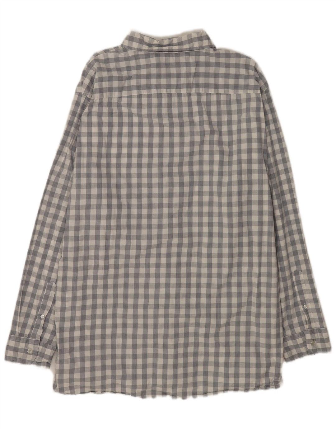 Lee Herre Regular Fit skjorte 2XL grå ternet bomuld