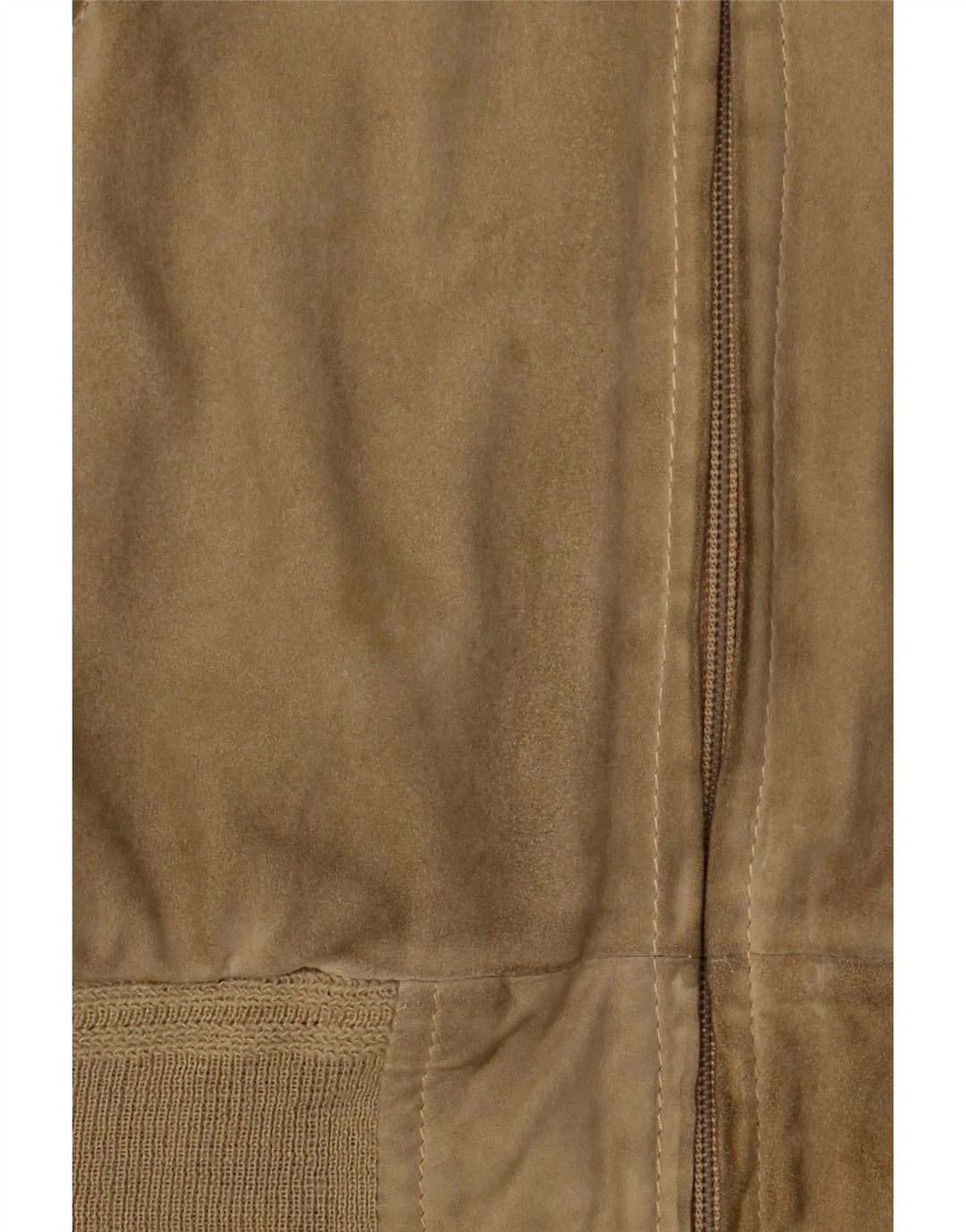 Vintage herre ruskind bomberjakke UK 38 Medium Beige