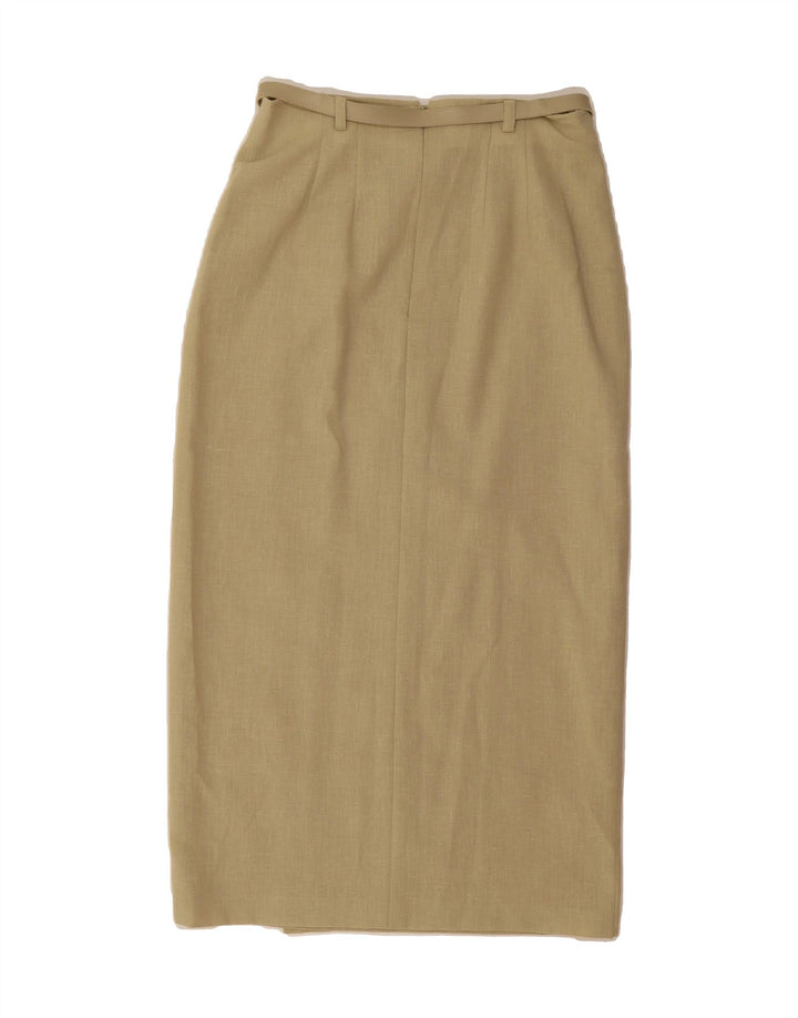MICHAEL H Womens Maxi Pencil Skirt UK 14 Large W28  Green Vintage Michael H and Second-Hand Michael H from Messina Hembry 