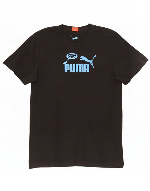 Puma Herre Grafisk T-Shirt Top XL Sort