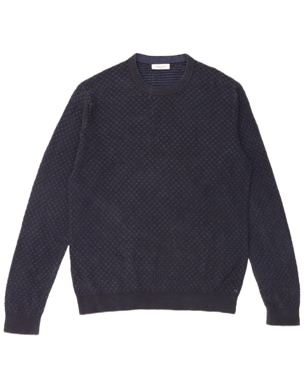 Calvin Klein Herre Crew Neck Jumper Sweater Small Navy Blue