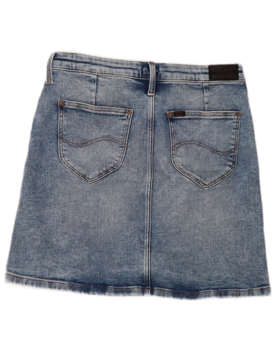 LEE Dame Denim A-Line nederdel W29 Medium Blue Bomuld