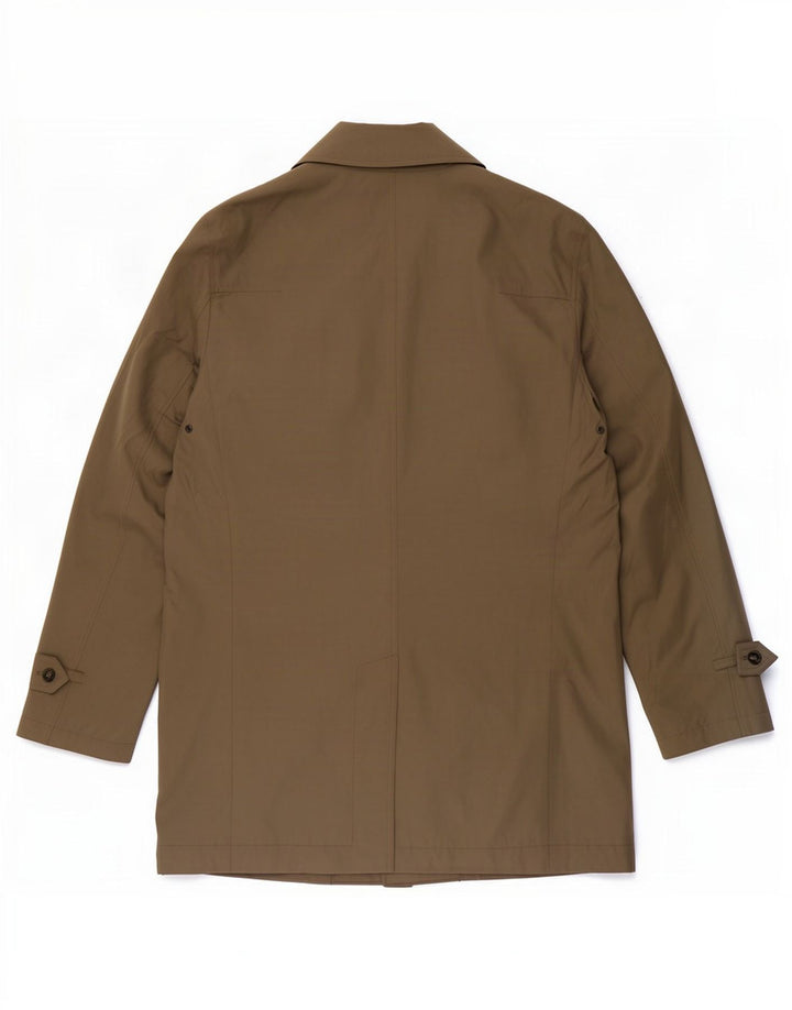 Marks & Spencer Trench Coat til mænd UK 36 Small Khaki Polyester