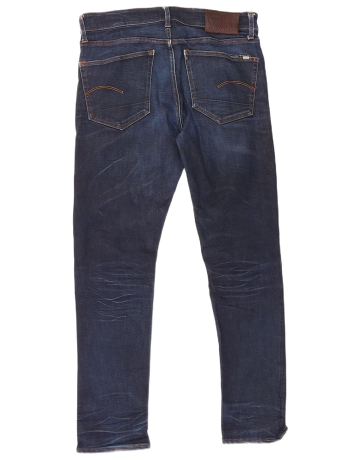 G-Star Herre Regular Slim Jeans W32 L32 Marineblå Bomuld