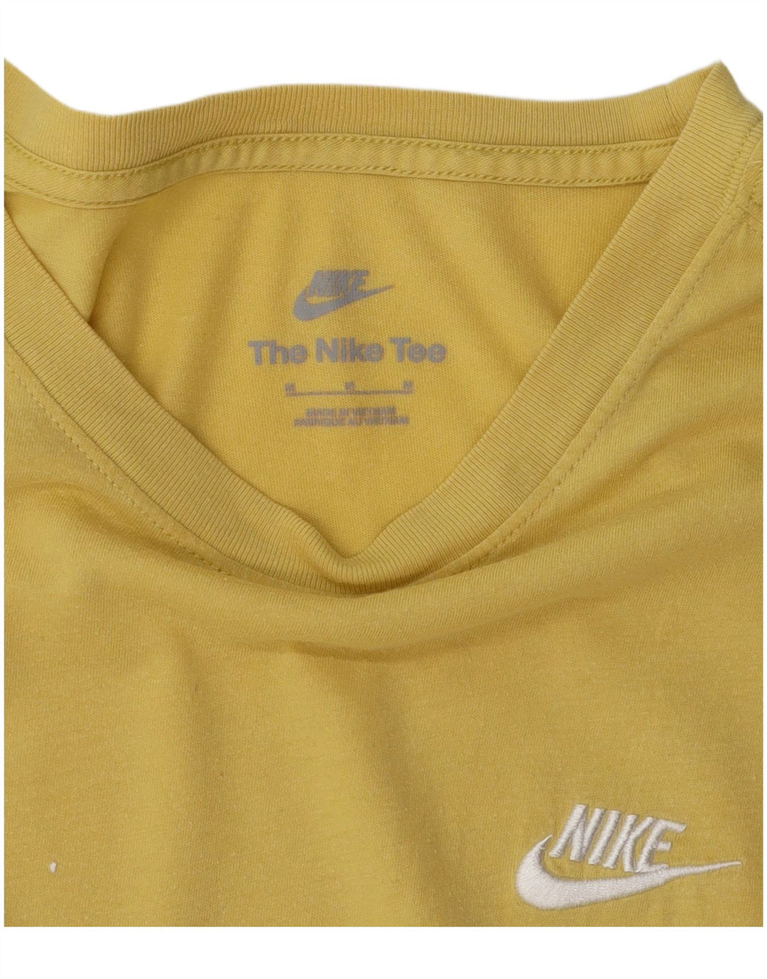 Nike Herre T-shirt Top Medium Gul