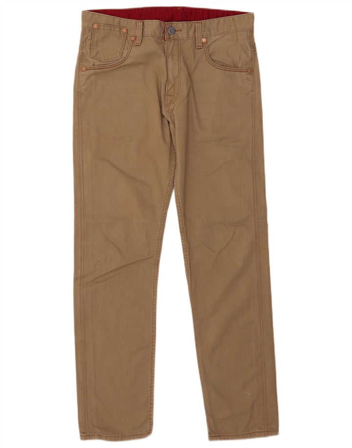 Levi's Herre 508 Regular Tapered Jeans W31 L32 Beige Bomuld