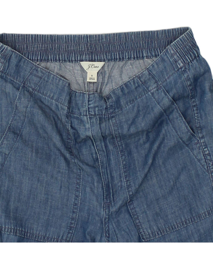 J. CREW Womens Tapered Chino Trousers US 6 Medium W30 L27 Blue Cotton | Vintage J. Crew | Thrift | Second-Hand J. Crew | Used Clothing | Messina Hembry 