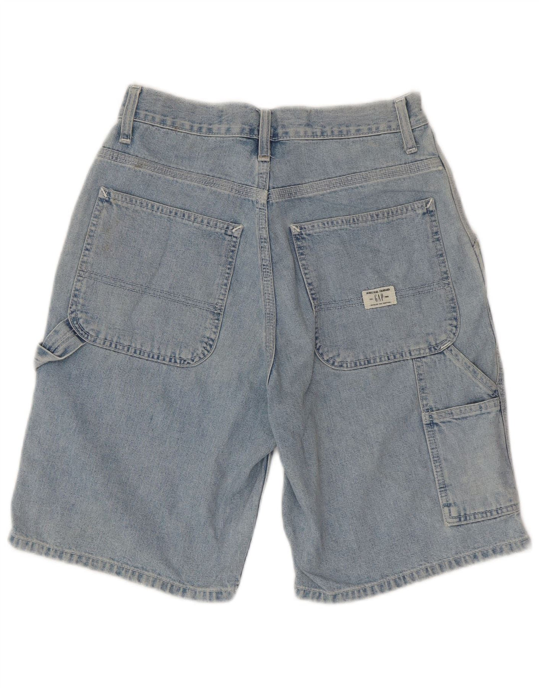 GAP Herre Carpenter Cargo Denim Shorts W28 Små blå bomuld