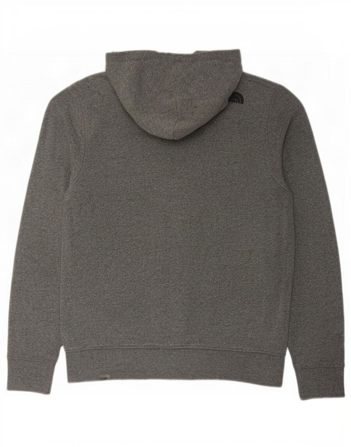 The North Face Herre hættetrøje med lynlås mellemgrå bomuld