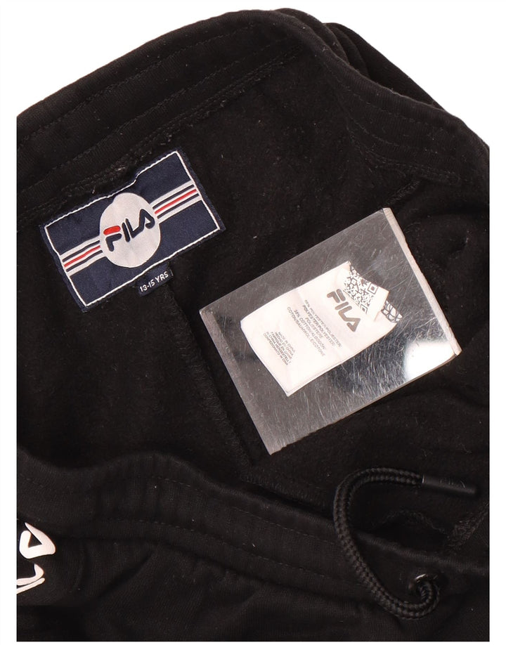 Fila Boys Grafisk træningsdragt Bukser Joggers 13-14 År Sort Polyester