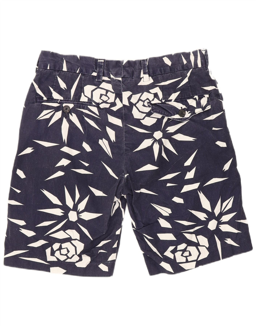 French Connection Herre Chino Shorts W30 Medium Blue Geometrisk Bomuld