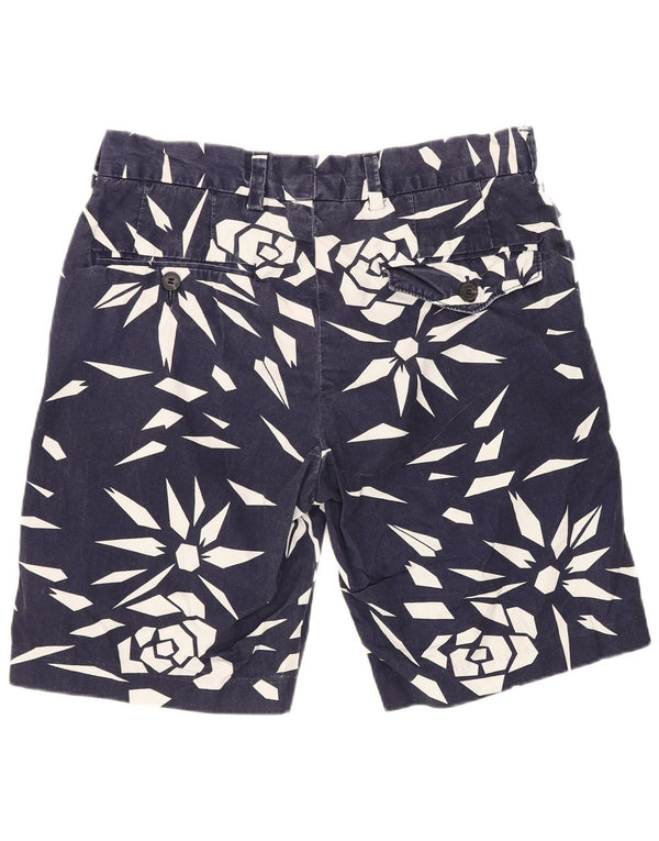 French Connection Herre Chino Shorts W30 Medium Blue Geometrisk Bomuld