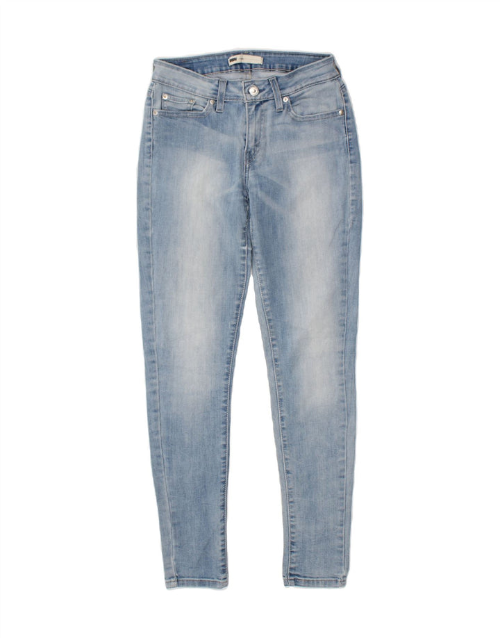 LEVI'S Womens Legging Skinny Jeans W29 L30 Blue Cotton Vintage Levi's and Second-Hand Levi's from Messina Hembry 