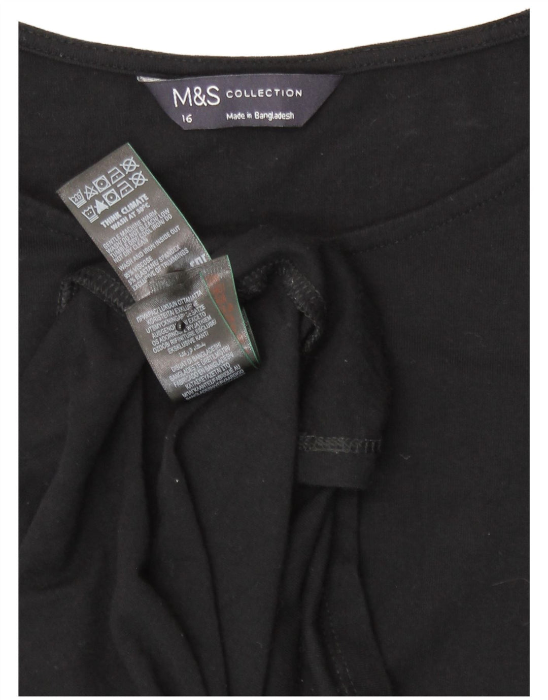 Marks & Spencer Dame Maxikjole UK 16 Large Black Viscose