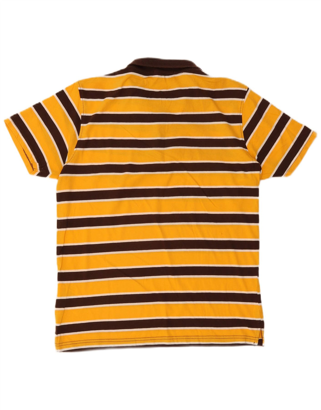 Liu Jo Herre poloshirt Medium gul stribet bomuld