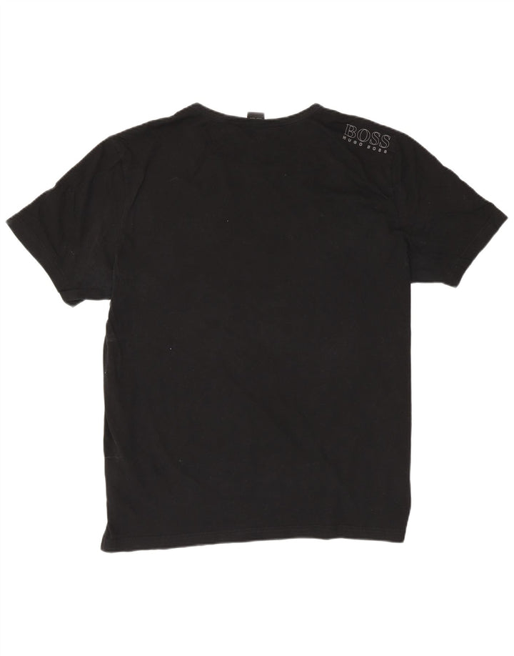 Hugo Boss Herre T-Shirt Top 2XL Sort Bomuld