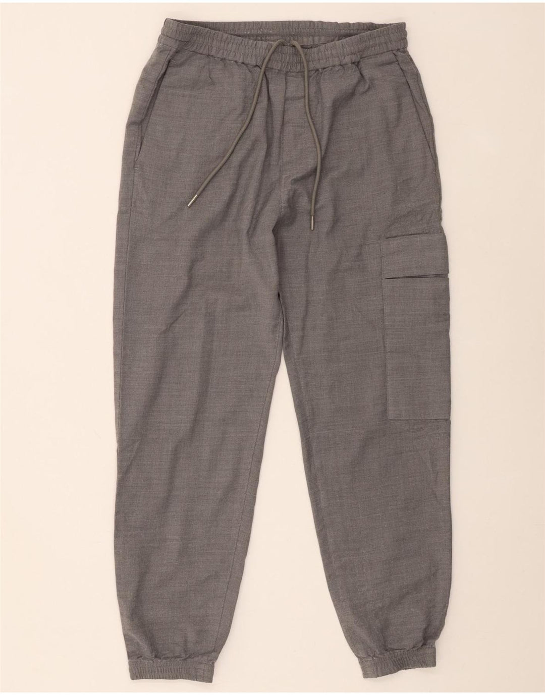 Cos Herre joggers Cargo Bukser Small W29 L27 Grå Uld