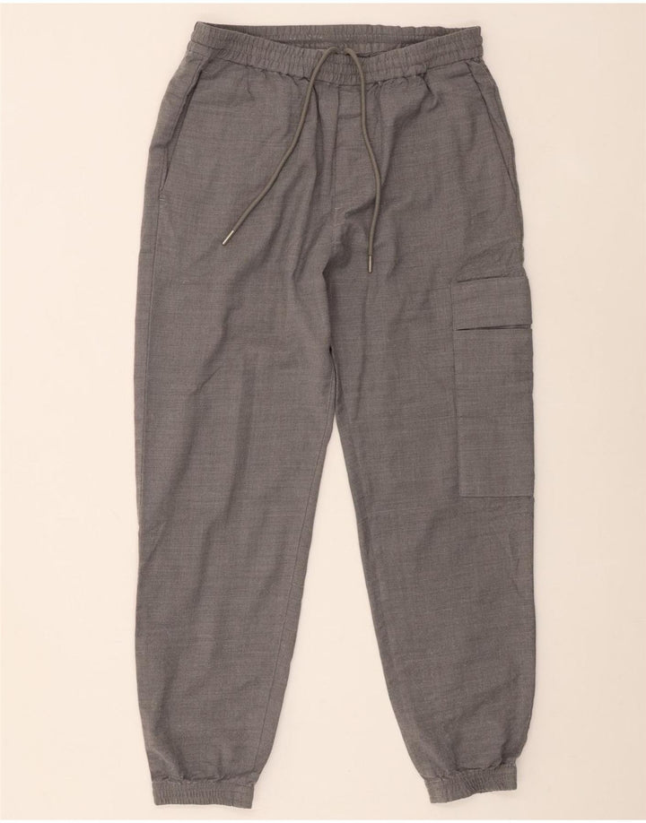 Cos Herre joggers Cargo Bukser Small W29 L27 Grå Uld
