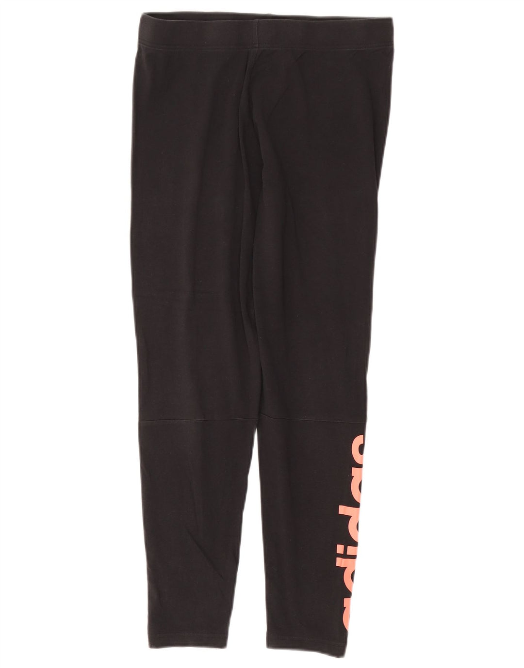 Adidas Dame Grafiske Leggings UK 12/14 Medium Sort Bomuld