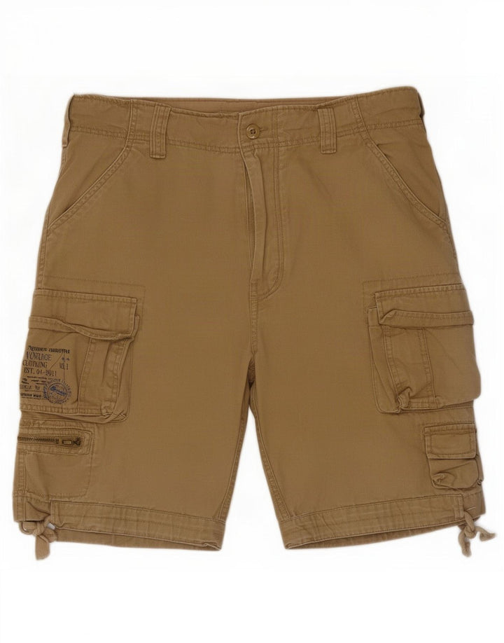 Brandit Herre Cargo Shorts Large W34 Beige Bomuld