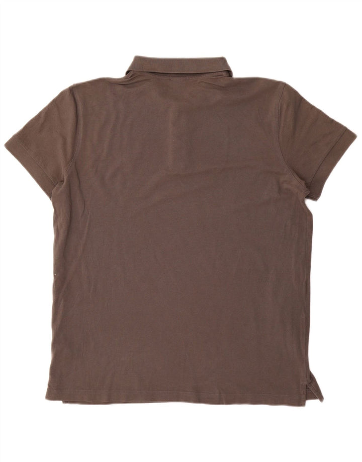 Hugo Boss Herre Regular Fit Polo Shirt XL Brun Bomuld