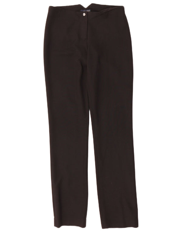 Armani Jeans Dame Lige Chino Bukser UK 10 Small W28 L32 Sort