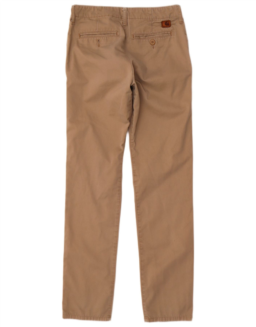 Carhartt Herre Slim Chino Bukser W28 L32 Beige Polyester
