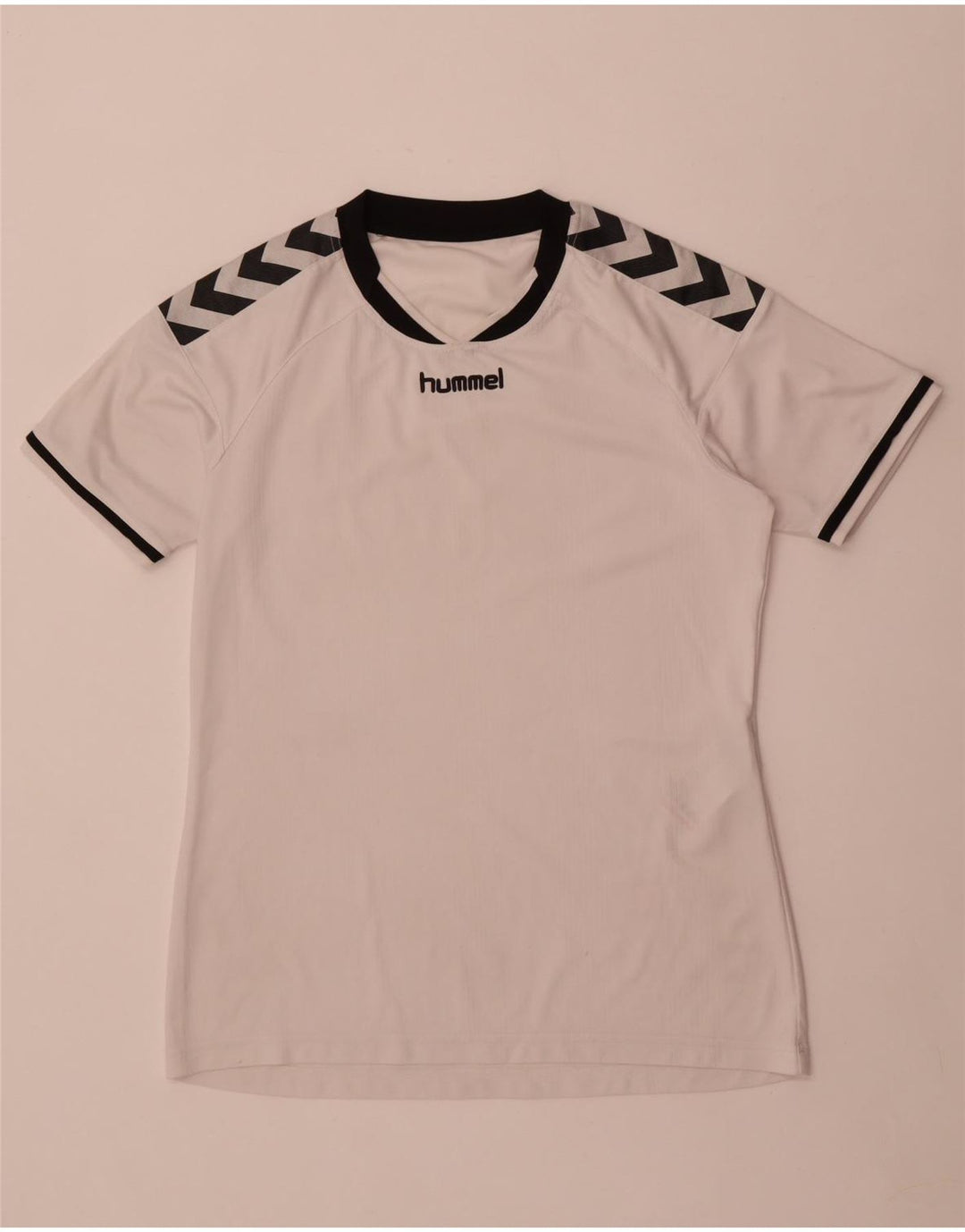 Hummel Herre Grafisk T-Shirt Top Medium Hvid Polyester