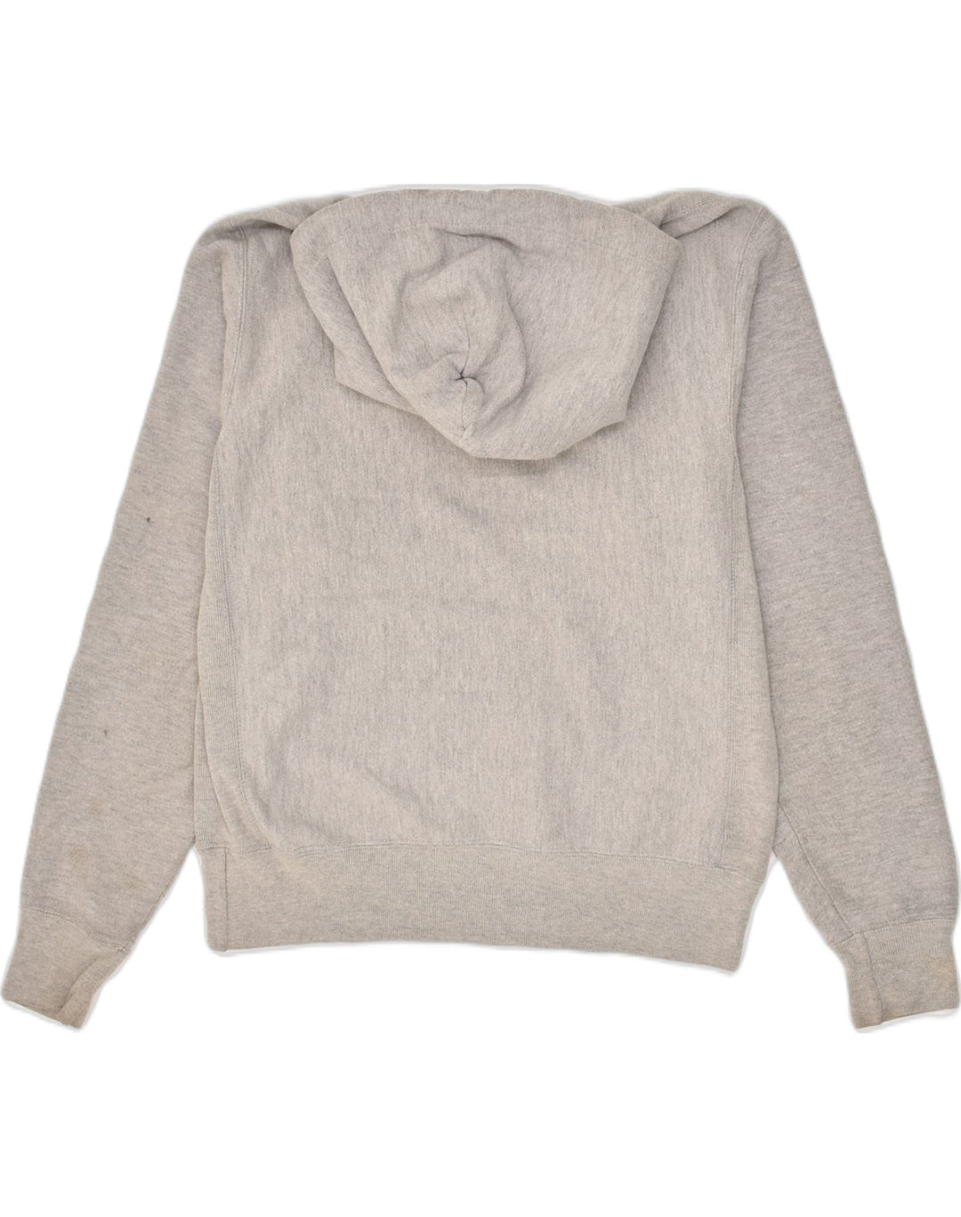 CHAMPION Mens Graphic Hoodie Jumper Small Grey Cotton | Vintage Champion | Thrift | Second-Hand Champion | Used Clothing | Messina Hembry 