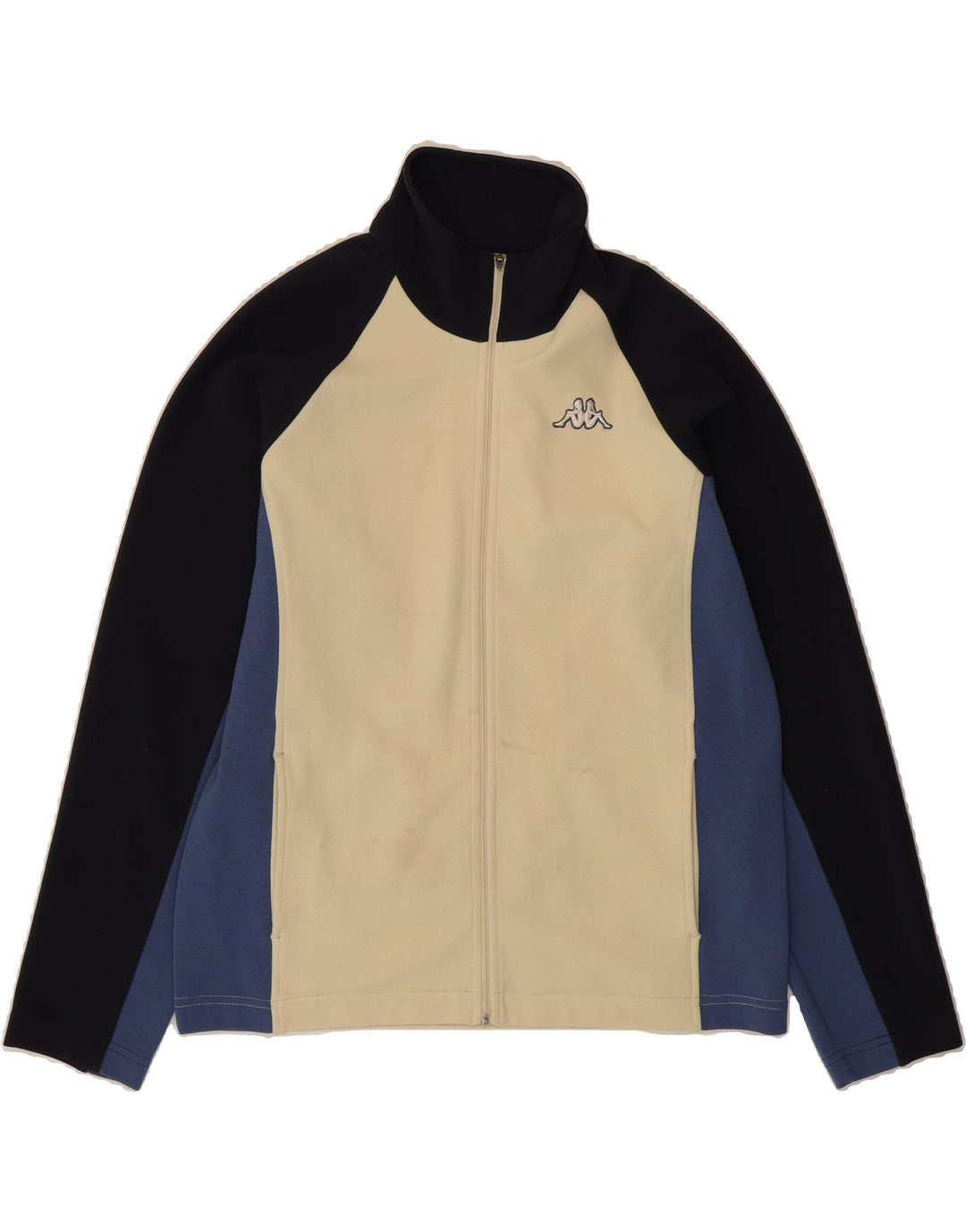 KAPPA Womens Tracksuit Top Jacket UK 16 Large Multicoloured Colourblock Vintage Kappa and Second-Hand Kappa from Messina Hembry 