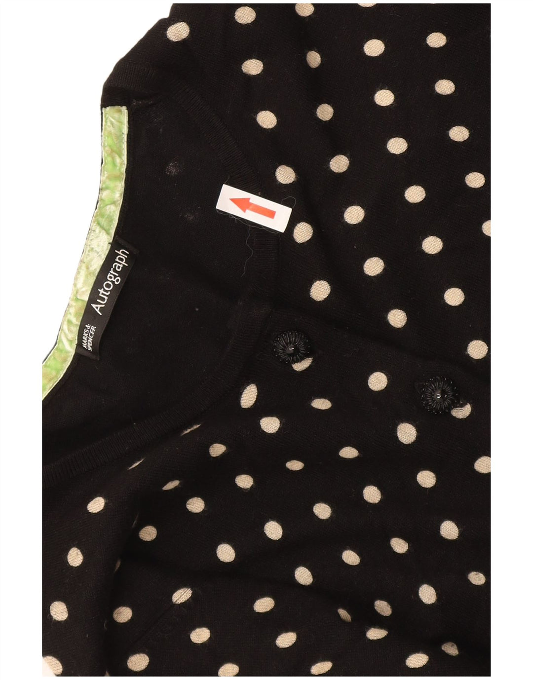Marks & Spencer Womens Autograph Cardigan Sweater UK 14 Medium Black