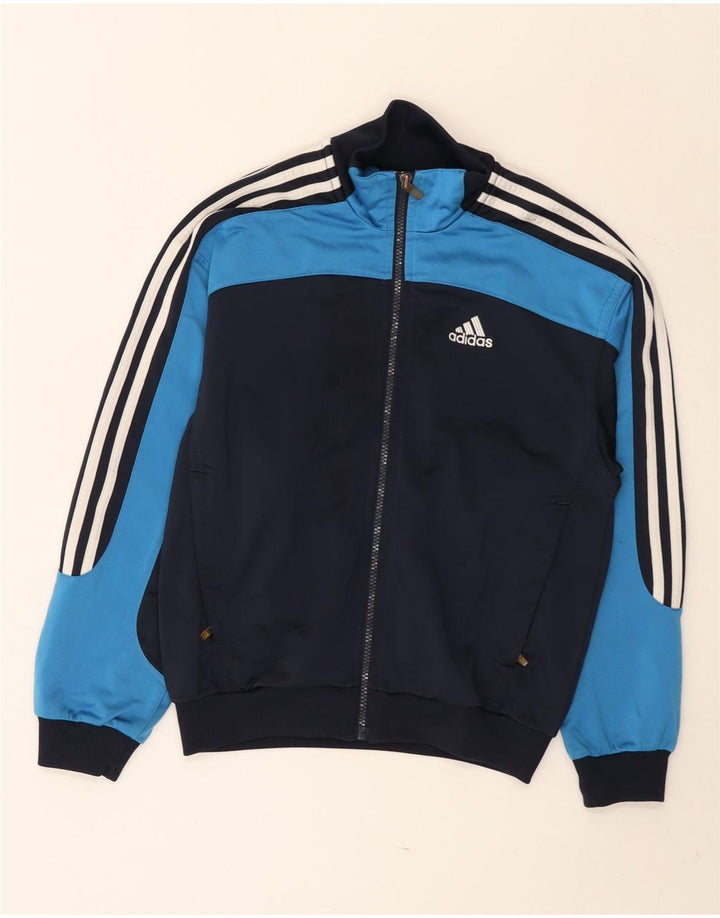 ADIDAS Grafisk træningsdragt topjakke til drenge 11-12 år Blå Colourblock