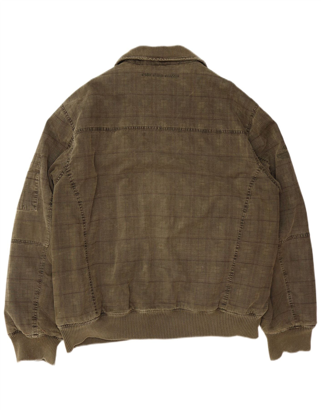 CAMP DAVID Herre Bomber Jacket UK 44 2XL Khaki Check