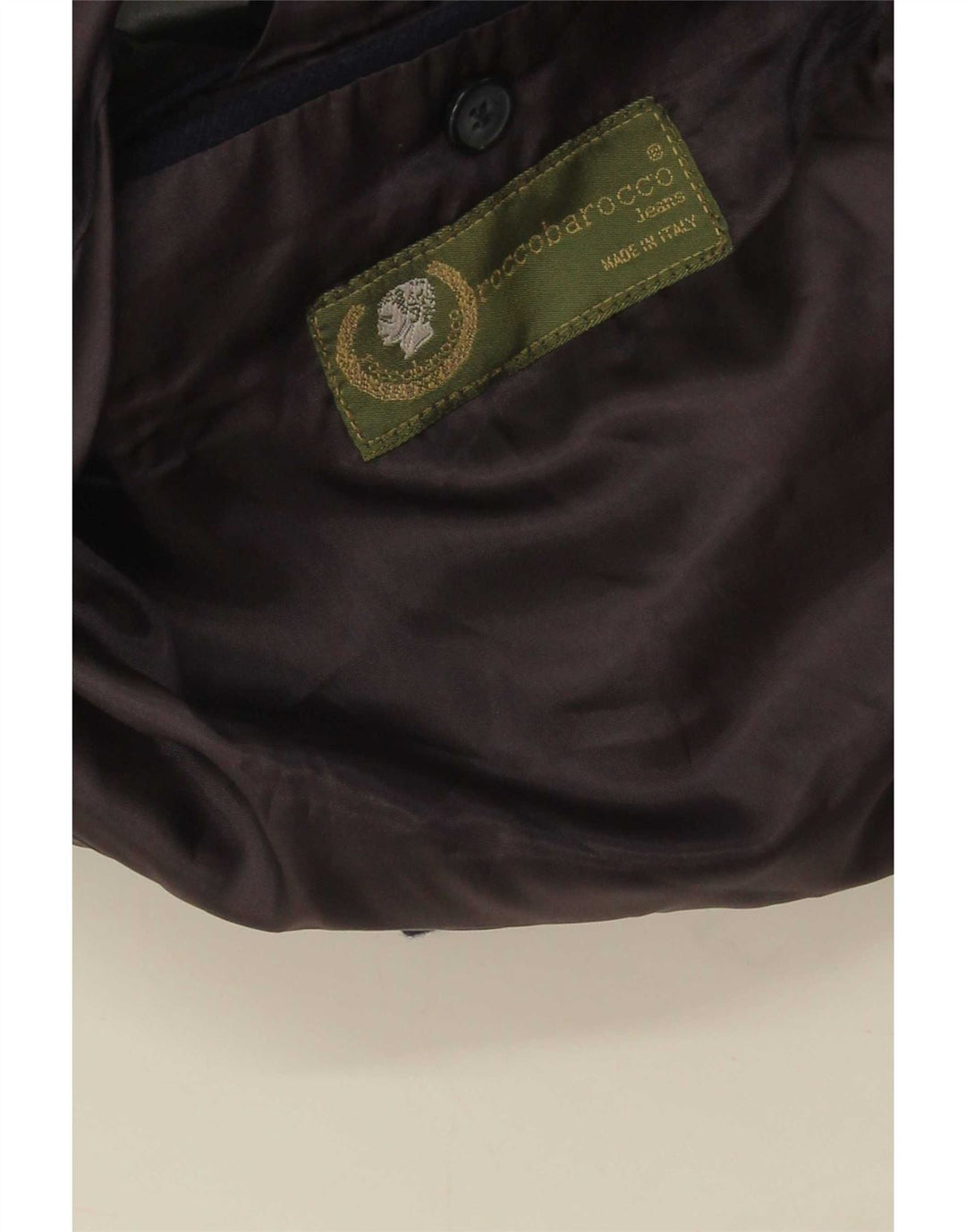 Roccobarocco Herre 3-knaps blazerjakke UK 40 Large Navy Blue