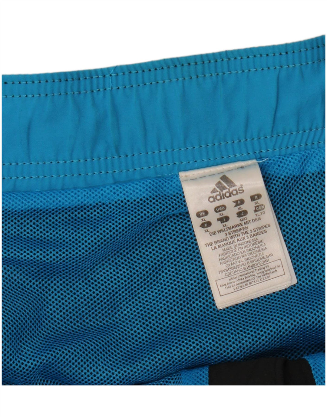 ADIDAS Grafiske svømmeshorts til mænd XL sort polyester