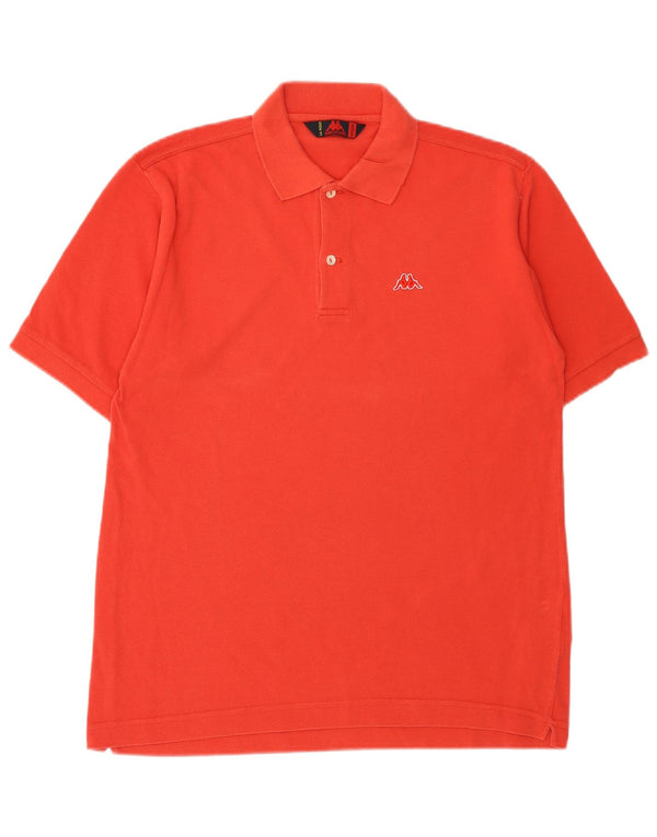 Kappa herre poloshirt Medium orange bomuld