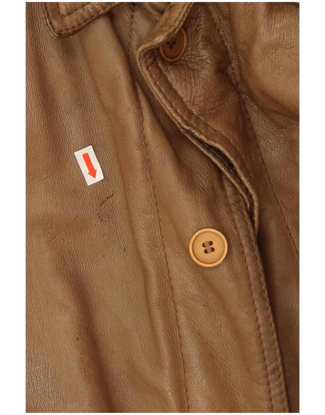 Vintage herre læderjakke IT 56 3XL Brun