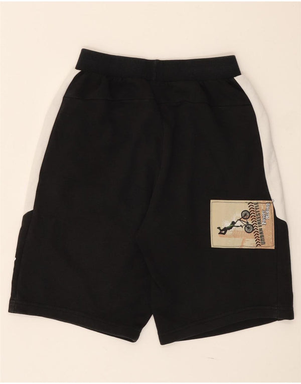 Puma Herre Sportshorts Small Black Colourblock Bomuld
