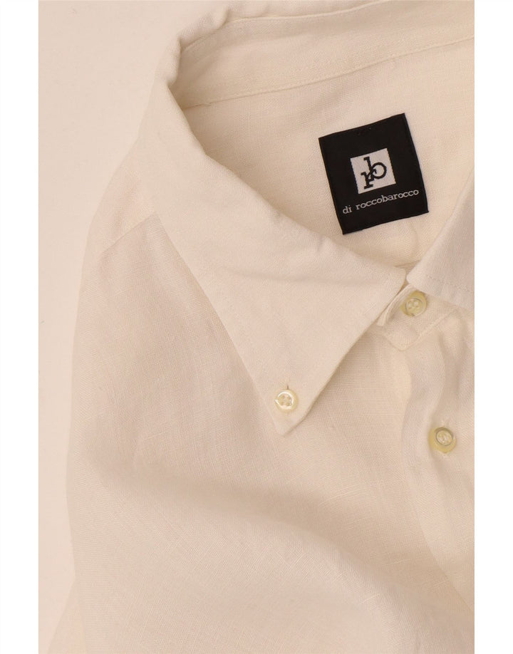 Roccobarocco herreskjorte stor hvid