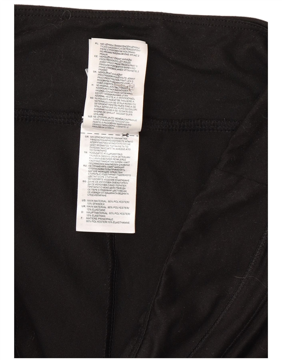 Adidas Dame Climalite Capri Leggings UK 12/14 Medium Black Polyester