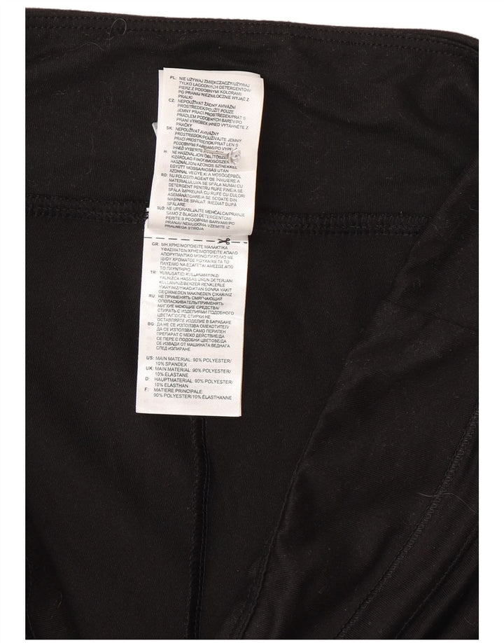 Adidas Dame Climalite Capri Leggings UK 12/14 Medium Black Polyester