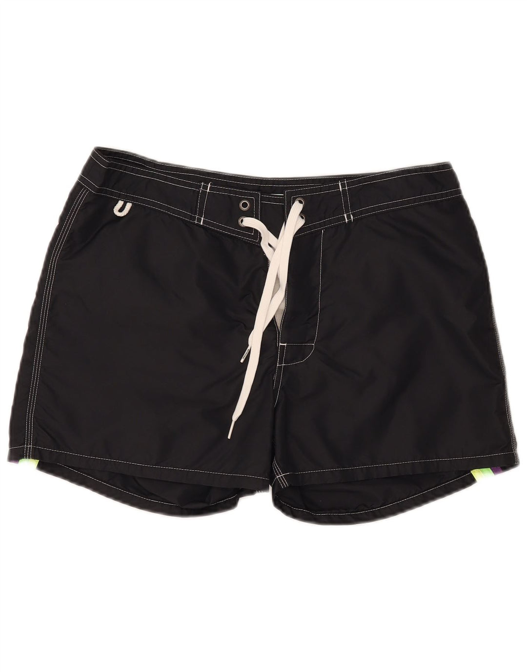 SUNDEK Mens Swimming Shorts Medium Black Nylon