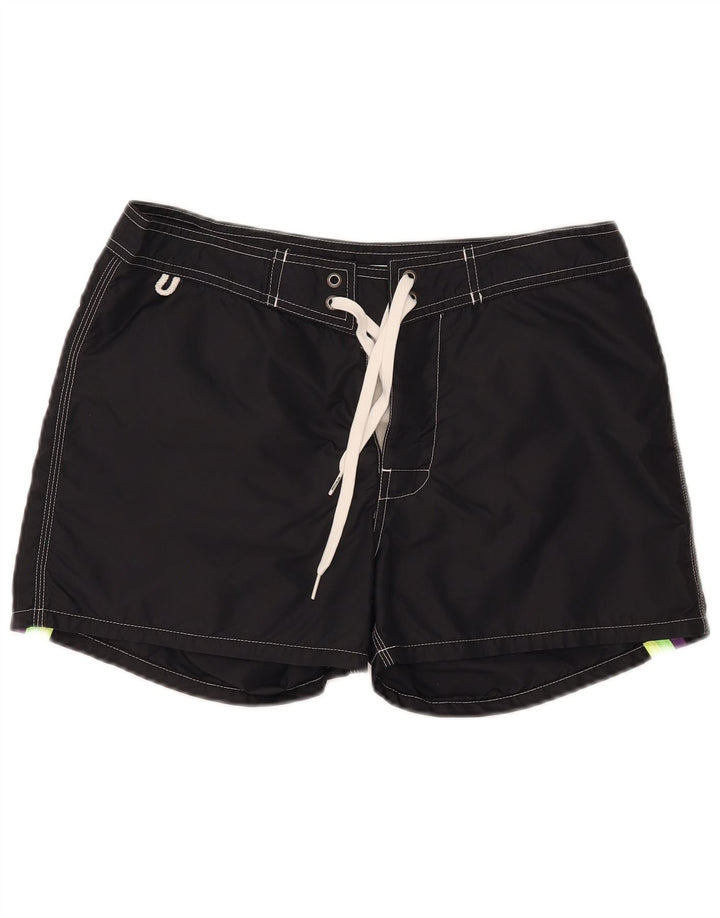 SUNDEK Mens Swimming Shorts Medium Black Nylon