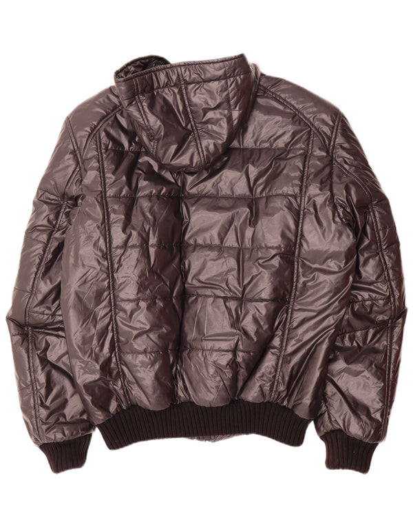 Refrigiwear Polstret hættejakke til kvinder UK 18 XL Grå Colourblock Polyester
