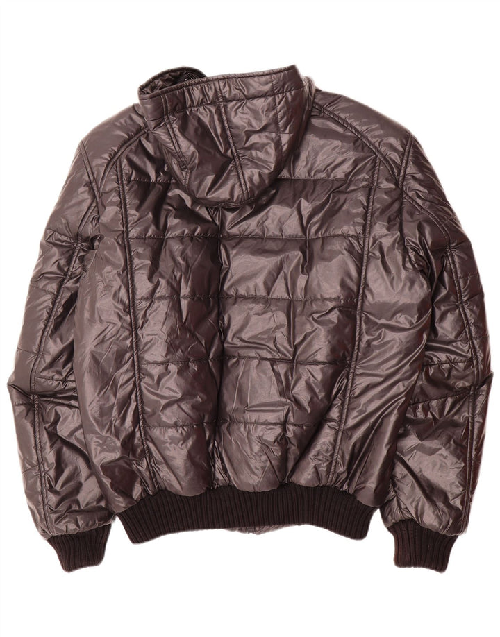Refrigiwear Polstret hættejakke til kvinder UK 18 XL Grå Colourblock Polyester