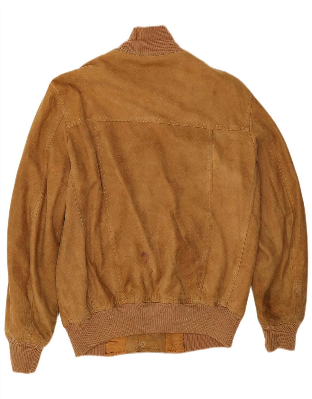 Maren Herre Ruskind Bomber Jacket UK 40 Stor Beige Ruskind