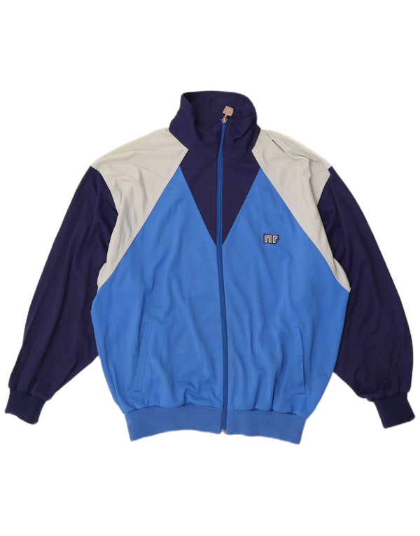 Ennerre Womens træningsdragt topjakke UK 20 2XL Blå Colourblock Polyamid