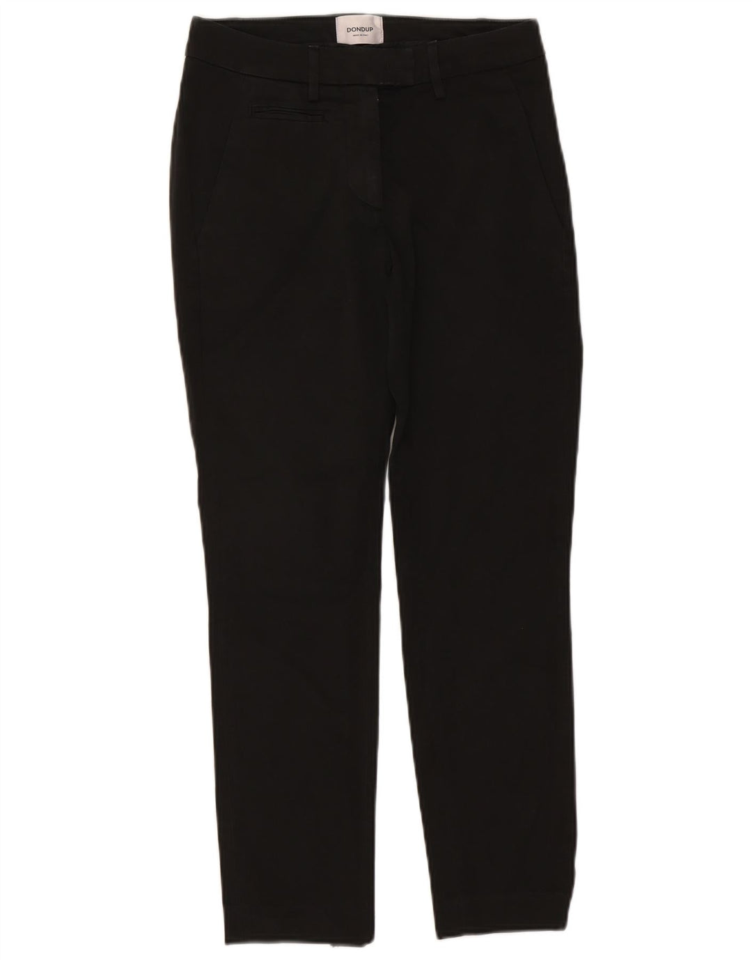 Dondup Dame Slim Chino Bukser W27 L27 Sort Bomuld